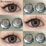 Purpdrank  0~-6.00 Myopia Lenses 1 Pair Colored Contact Lenses with Degree Natural Eye Contact Prescription Lens Free Shipping