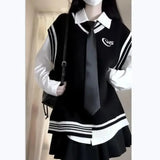 Purpdrank  V-Neck Knitted Sweater Women's Early Autumn Fashion Layering Sleeveless Mini Shoulder Vest Solid Color from Mainland China