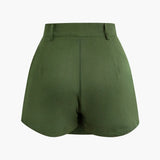 Purpdrank  High Stree Shorts Women High Waisted Solid Pleated A-Line Skirt Fashion Casual Streetwear Shorts Skirts Summer 2026 New