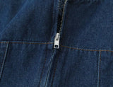 Purpdrank  Sexy Square Collar Blue Denim Camis Sexy Corset Women Front Cross Lacing up Bandage Bow Tank Tops Back Zipper Slim Crop Top