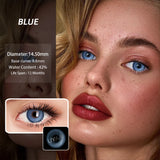 Purpdrank  NEW Colored Contact Lenses Big Eyes Lens Blue Eye 14.5mm Contacts Lens Green Lens Beauty Women Makeups Lens Health Care