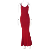 Purpdrank  Sexy Women Slip Sleeveless Long Dress Summer Backless Slim Fit Bodycon Dresses Ladies Evening Party Dresses