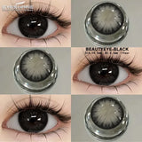 Purpdrank  Black Big Diameter Lenses 14.5mm Colored Contact Lenses for Eyes Big Eye Lenses Natural Look Black  Lentes De Contacto