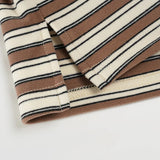 Purpdrank  Y2k Sexy Casual Long Sleeve Striped Korean Slim All Match T-Shirts