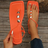 Purpdrank  Summer   Fashion Casual Beach Outdoor Shoes for Women Flip Flop Sandals  Flats Shoes Zapatos De Mujer