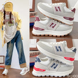 Purpdrank  Spring Women's New Forrest Athletic Shoes Fashionable Thick Soled Height Increasing Anti Slip Breathable Casual Shoes