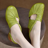 Purpdrank  Women Heeled Sandals Casual Loafers Shoes Woman Slippers 2025 Brand Slingback Shallow Dress Summer Designer Soft Leather Pumps