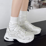 Purpdrank  Summer New Women's Dad Sneakers - Breathable Mesh Small-Design Casual All-Match Sports Shoes