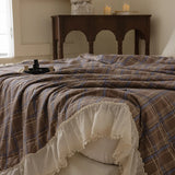 Purpdrank  100% Cotton Princess Summer Quilt 2025 Korean Cool Quilt Bare Sleeping Skin-Friendly For Women Summer Bedding Air-Conditioned