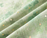 Purpdrank  Sexy Light Green Tie dye Print bronzing Ruffles Strap Sling Dress Summer Woman Tie Bow Sashes Midi Dresses Holiday Robe Summer