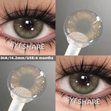 Purpdrank  New Colored Contact Lenses 1 Pair Fashion Blue Eyes Lenses Gray Pupils High Quality Brown Lenses Green Eyes Contacts