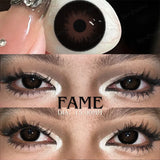 Purpdrank  Black Lenses Natural Contacts Large Diameter Lens with Myopia New Arrival Gray Pupils Yearly Beauty Cosmetic Big Eye