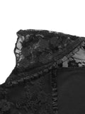 Purpdrank  Coquette Lace Shirt y2k Clothes Women Solid Color V Neck Cap Sleeve Crop Top with Bow Decor Sweet Aesthetic Clothes