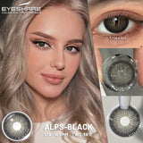 Purpdrank  1 Pair Color Contact Lenses for Eyes 14.5MM Black Lenses Gray Lenses Fashion Lenses Blue Eyes Lenses Brown Lens Yearly