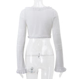 Purpdrank  Summer Women's Knitted Ruffle Tiered Mini Skirt Set Lace Up  Top Cake Short Two Pieces Set Elegant Fashion Vacation Outfits