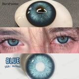 Purpdrank  2Pcs Natural Brown Colorcon Contacts Lenses Yearly OMG Series Korean New Fashion Gray Yearly Green Makeup Pupils