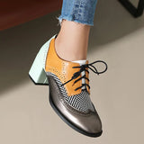 Purpdrank  Casual Heels Lace-Up Women's High-Heeled Shoes Round Toe Basketball Platform Branded Pumps Sandals Ladies Comfortable Gold Beige