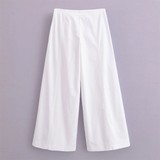 Purpdrank  Spring New Women's Fashion Style Casual Loose Versatile Mid Waist Wide Leg Pants