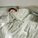 Purpdrank  Summer Quilt Comfortable and Breathable Quilts Top Quality Ultra Soft Floral Comforter