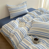 Purpdrank  Pure Cotton Comforter Cover Skin-friendly Duvet Cover Adults Kids Room Quilt Cover Soft Bedding 이불커버 (Pillowcase Need Order)