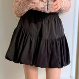 Purpdrank  Elegant High Waist Women's Cake Short Skirts 2025 New Spring Summer Korean Casual Ball Gown Mini A-line Skirts Female