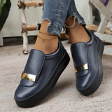 Purpdrank  Spring and Autumn New Thick soled One foot Stepping Women's Trendy Fashion Versatile Commuter Simple Single Shoes