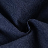 Purpdrank  Women's Denim Dress Vintage Style Blue Turn Down Collar Long Sleeve Metal Buttons Slim Short Jeans Dress Casual Streetwear