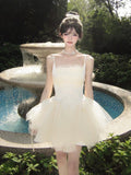 Purpdrank  Fairy Bow Mini Dress Women Birthday Party Prom Mesh Dresses Summer Korean Fashion Spaghetti Strap Bodycon Design Vestidos