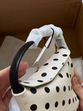 Purpdrank  Spring Summer New Polka Dot Handbag Casual Fashion Commuter Versatile Bag