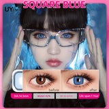 Purpdrank  NEW Color Contact Lenses Natual Colored Pupils Makeups Colored Lens Beauty Green Contact Lenses 14.2mm Black Contacts Lens