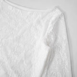 Purpdrank  Retro Lace Womens Elegant Tassel Ruffles Dresses 2025 Summer Fashion O-Neck Long Sleeve Sexy Y2K Party Prom Dress Mini Vestidos