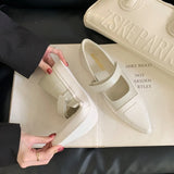 Purpdrank  Shallow Mouth Mixed Colors Shoes Woman 2025 Pointed Toe Female Footwear Autumn Modis Clogs Platform New Dress Fall Winter Cute