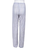 Purpdrank - Ruffles Patchwork Sheer Mesh Trouders Women Sexy Elastic High Waist Straight Pants Summer 2023 Female Bottoms Streetwear