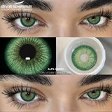 Purpdrank  1 Pair Color Contact Lenses for Eyes 14.5MM Black Lenses Gray Lenses Fashion Lenses Blue Eyes Lenses Brown Lens Yearly