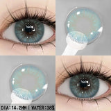 Purpdrank  1pair Gray Color Contact Lenses For Eyes Colored Lenses Blue Lenses Natural Colorful Brown Contact Lenses Yearly Use