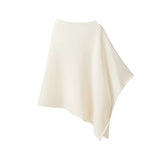 Purpdrank  Draping Irregular Shawl Pullover Knitwear Loose Elegant Knitted Cape French Minimalist Cloak Knit Sweater Women Fashion Top New