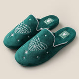 Purpdrank - Women Slippers Winter Fruffy Slippers New Fashion Warm Short Plush Home Slippers Casual Floor Antiskid Christmas Slippers