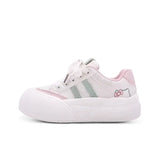 Purpdrank  Women's Casual Versatile Spring 2025 Platform Sneakers Flat Bottom Shoes Rubber Upper Polyurethane Insole And Lining