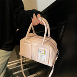 Purpdrank  Y2K Top-handle Bags For Women Pure Color Casual Street Small Shoulder Crossbody Bags 2025 Latest Luxury Designer Handbags
