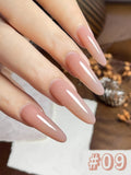 Purpdrank  10ML 6-Color God Girl Nail Polish Gel Nude Pink Glitter Gel Varnish Soak Off UV/LED Gel Polish For Manicure Home Salon DIY
