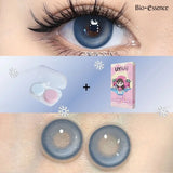 Purpdrank  0~400 Degree Myopia Fashion Makeup Contacts Lenses Yearly Soft Comfort Health Blue Contacts Free Case Fast Shipping