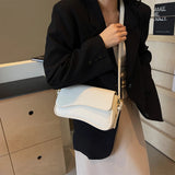 Purpdrank  Irregular Shapes Crossbody Bags For Women Red Lychee Pattern Flap Shoulder Bag Casual Street Simple Fashion Satchels 2025