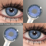 Purpdrank  New Colored Contact Lenses 1 Pair Fashion Blue Eyes Lenses Gray Pupils High Quality Brown Lenses Green Eyes Contacts