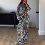 Purpdrank  2 Pieces Women's Sets Autumn Winter Pullover Suit Long Sleeve Tops And Pants Suits Two Piece Set Tracksuit Outfit