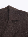Purpdrank  European-style new women's fashionable, versatile, elegant, slimming knitted blazer with jeweled buttons.