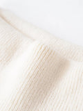 Purpdrank  European style new arrival women's fashion versatile and elegant off-the-shoulder long-sleeved hollow-out knitted sweater.