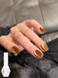 Purpdrank  Brown Gold Cat Magnetic Eye Gel Polish 10ml Autumn Water Light Magnet Crystal Soak Off Nail Art Varnish Manicure