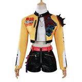 Purpdrank  Rumi Mira Zoey Cosplay KPop Cosplay Costume Wig HUNTR/X Uniform Women Suit Dress Halloween Party Role Playing Outfits