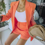 Purpdrank  European And American Style Autumn Winter Long Sleeve OL Slim Fit Suit Coat Women's Professional Business Fashion Outerwear