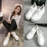 Purpdrank  Women's Shoes Platform Modis Female Moccasin All-Match Autumn Casual Sneaker Clogs Leather Fall New Small Summer Le